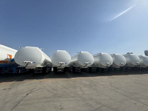 3 Axles 46CBM Aluminum Alloy Fuel Tanker Semi Trailer-8